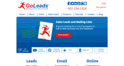 Desktop Screenshot of goleads.com